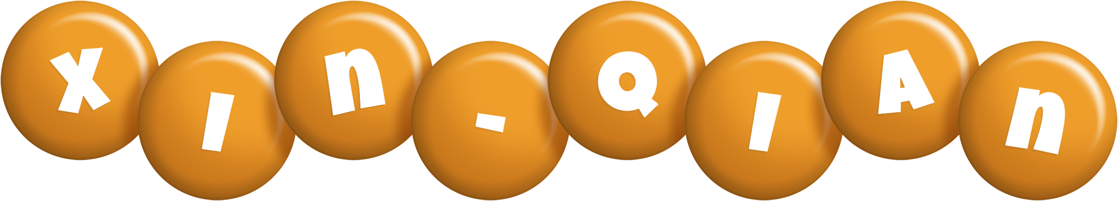 Xin-Qian candy-orange logo