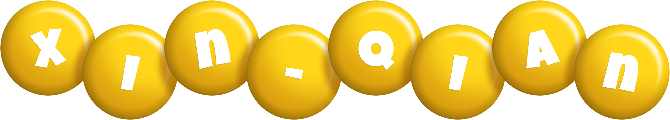 Xin-Qian candy-yellow logo