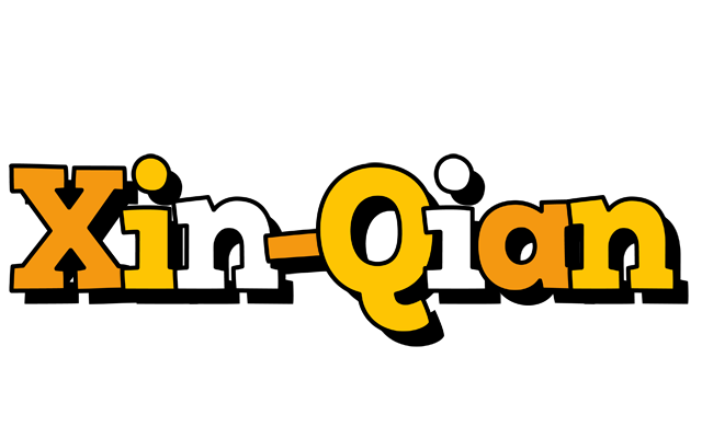 Xin-Qian cartoon logo