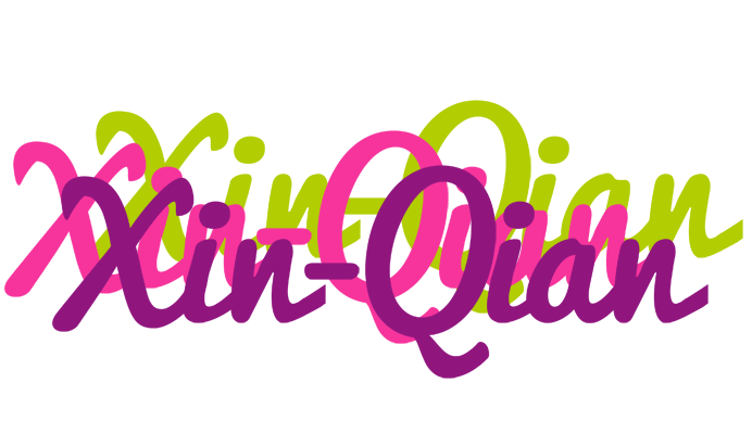 Xin-Qian flowers logo