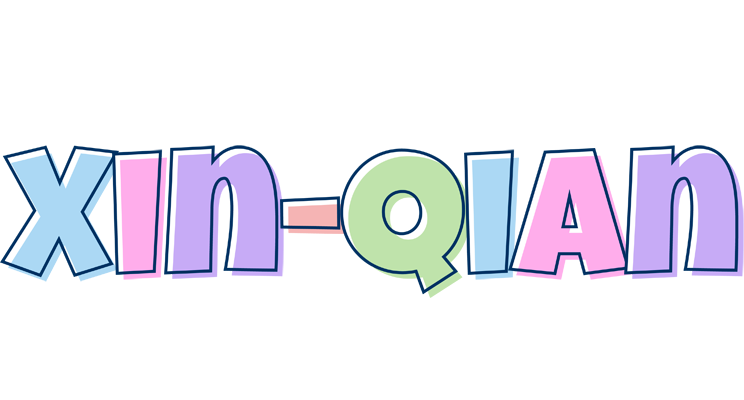 Xin-Qian pastel logo
