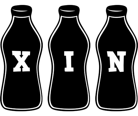Xin bottle logo