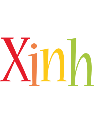 Xinh birthday logo