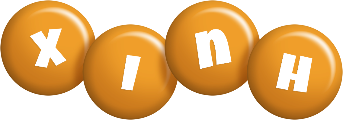 Xinh candy-orange logo