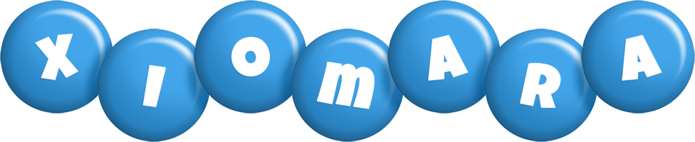 Xiomara candy-blue logo