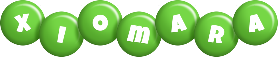 Xiomara candy-green logo