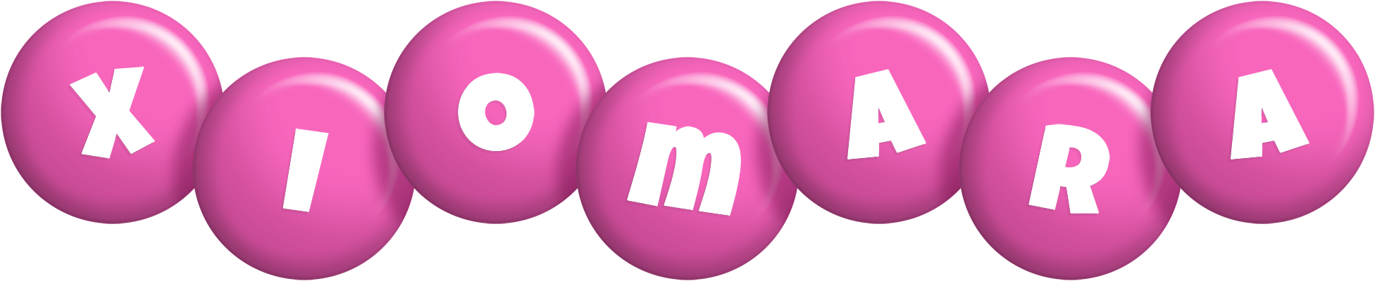 Xiomara candy-pink logo