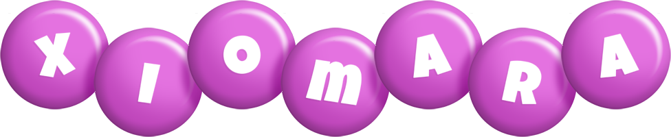 Xiomara candy-purple logo