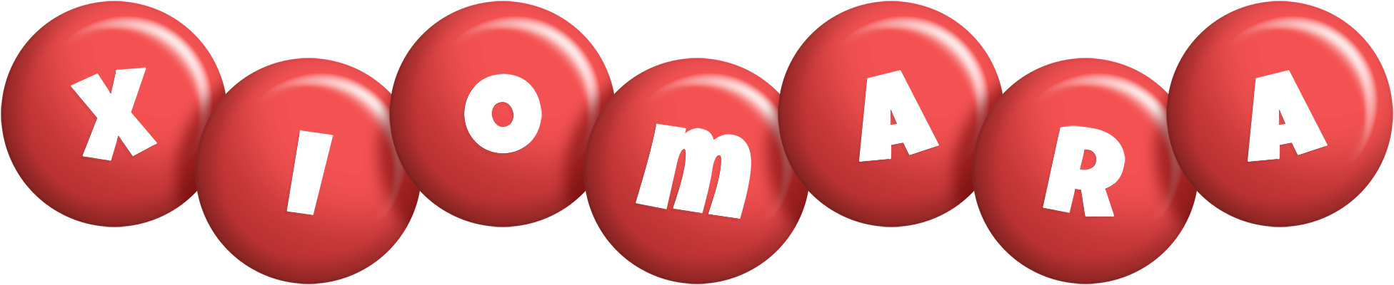 Xiomara candy-red logo