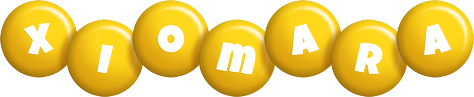 Xiomara candy-yellow logo