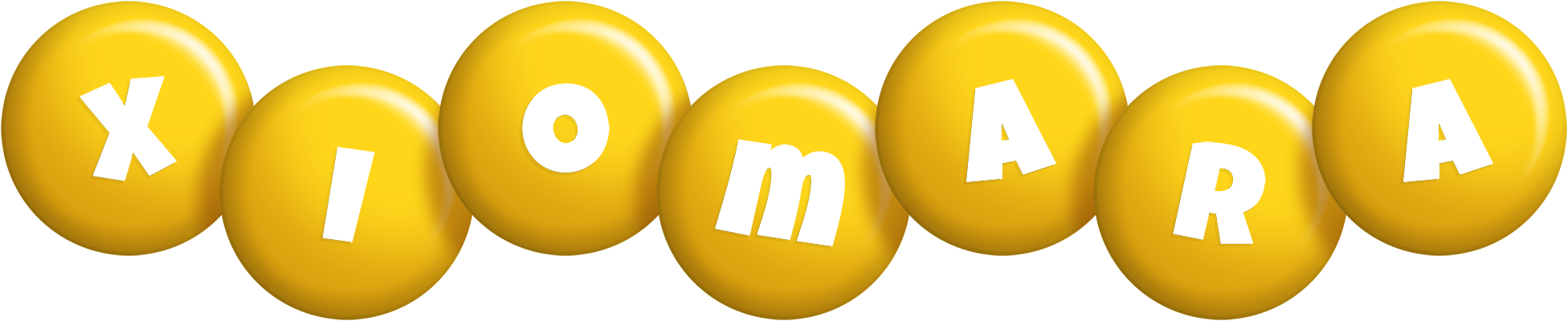 Xiomara candy-yellow logo
