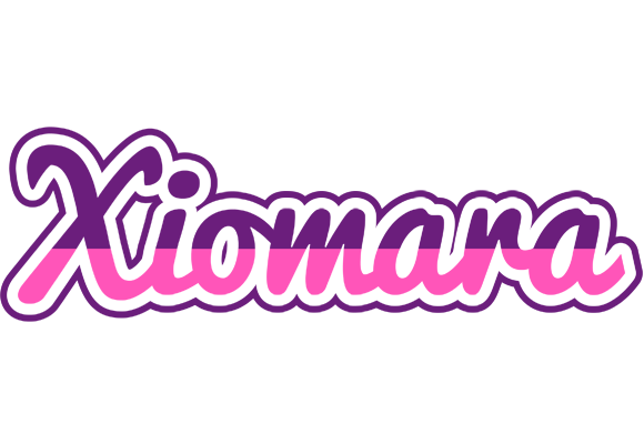 Xiomara cheerful logo