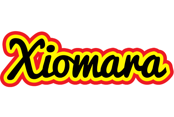 Xiomara flaming logo