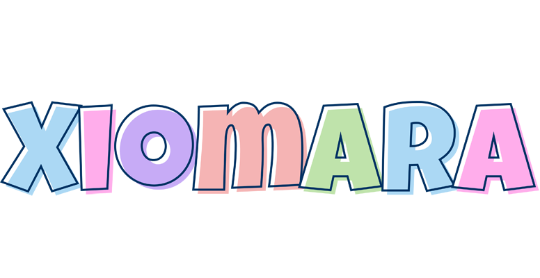 Xiomara pastel logo