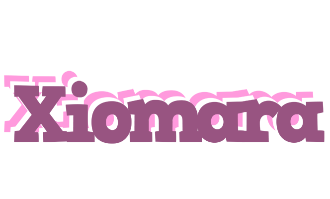 Xiomara relaxing logo