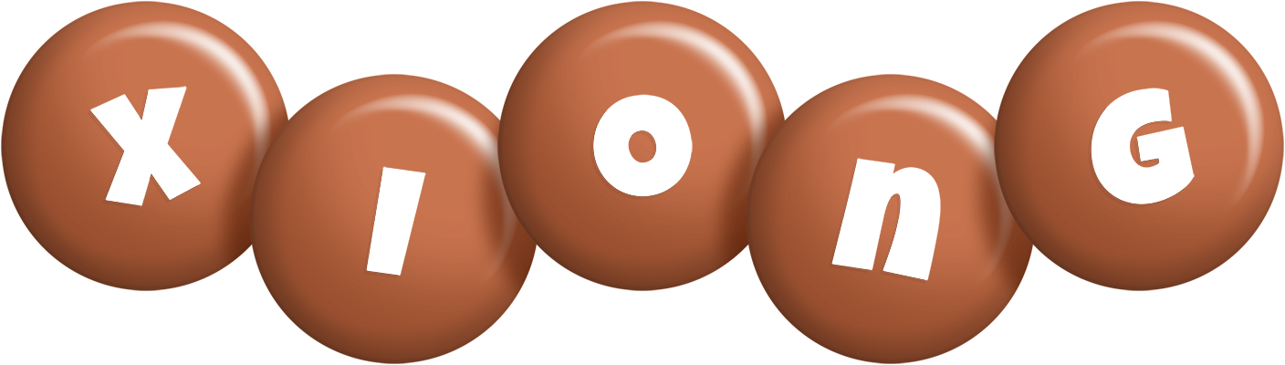 Xiong candy-brown logo