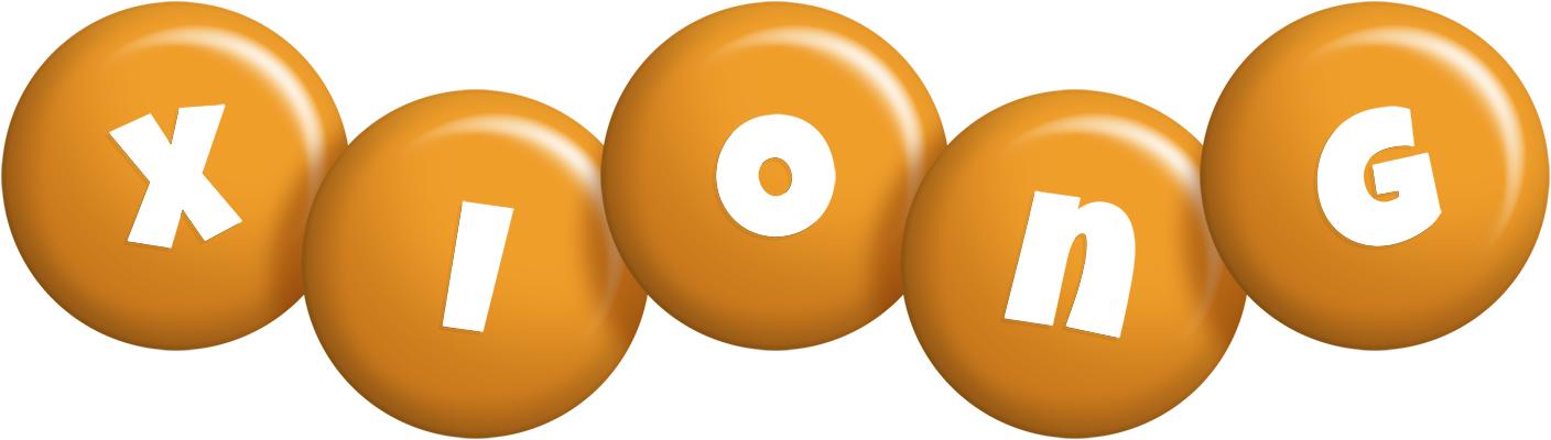 Xiong candy-orange logo