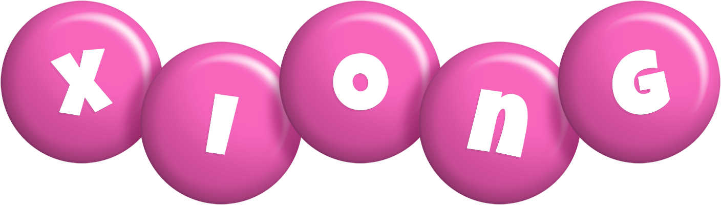 Xiong candy-pink logo