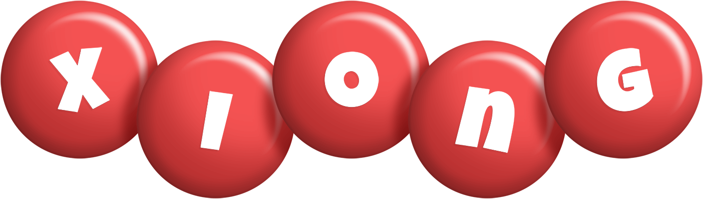 Xiong candy-red logo