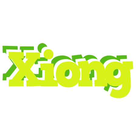 Xiong citrus logo