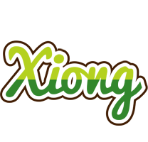 Xiong golfing logo