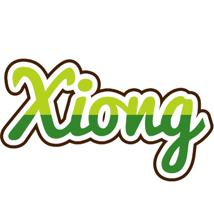 Xiong golfing logo