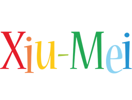 Xiu-Mei birthday logo