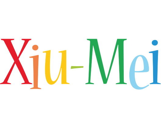 Xiu-Mei birthday logo