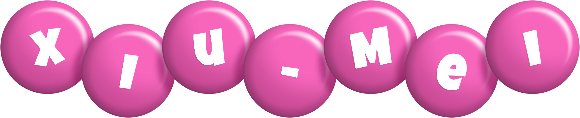 Xiu-Mei candy-pink logo