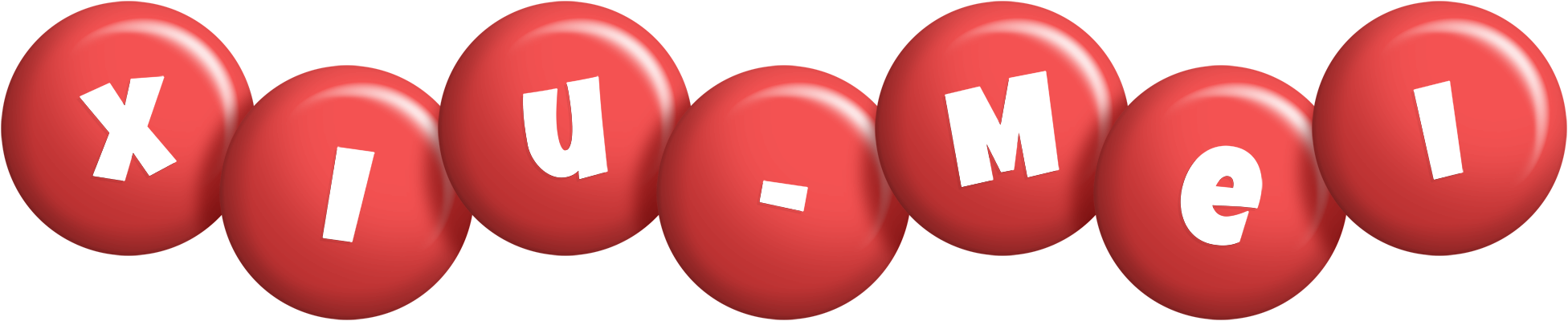 Xiu-Mei candy-red logo
