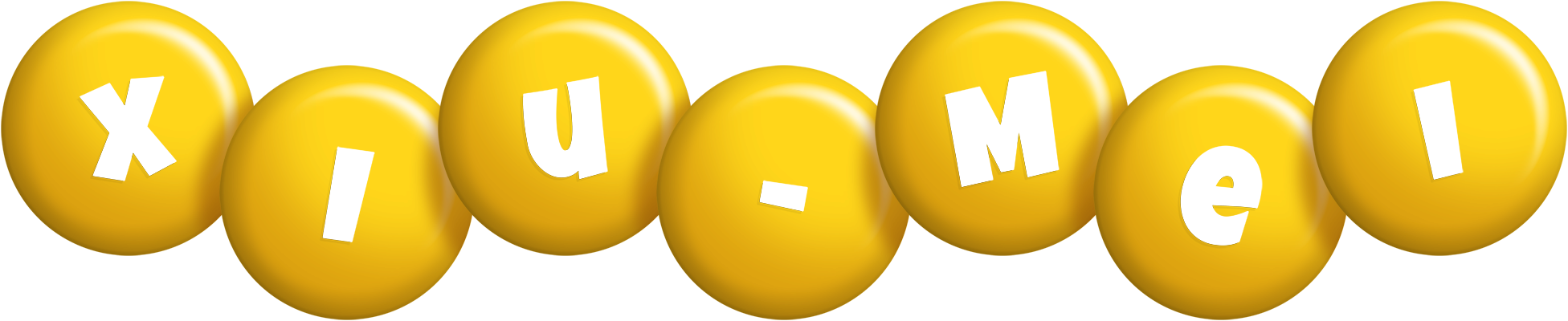 Xiu-Mei candy-yellow logo