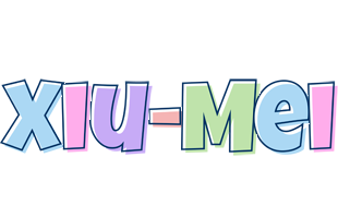 Xiu-Mei pastel logo