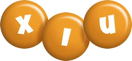 Xiu candy-orange logo