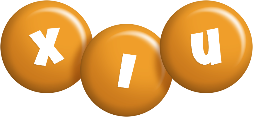 Xiu candy-orange logo