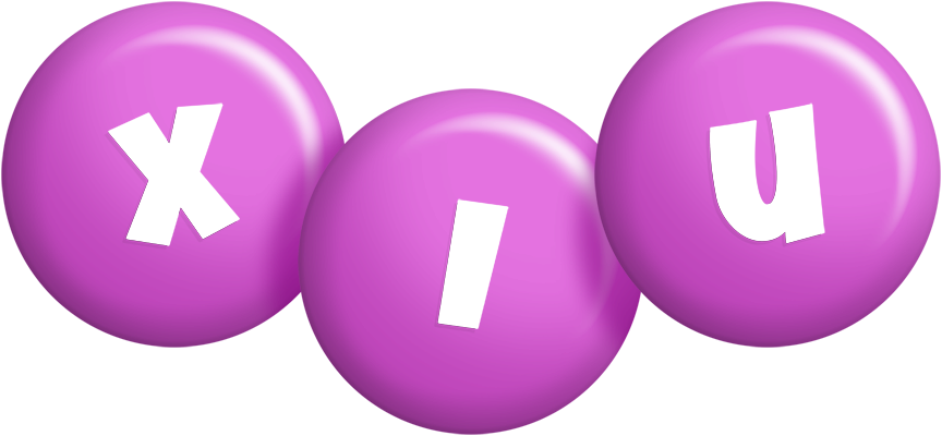Xiu candy-purple logo