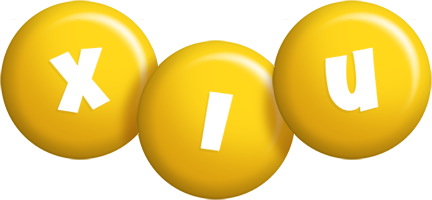 Xiu candy-yellow logo