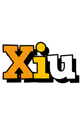 Xiu cartoon logo