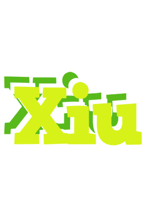 Xiu citrus logo