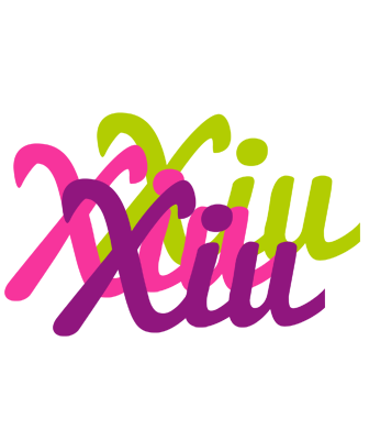 Xiu flowers logo