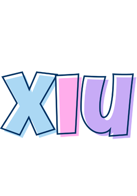 Xiu pastel logo