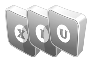Xiu silver logo