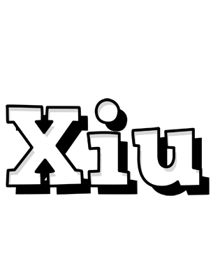 Xiu snowing logo