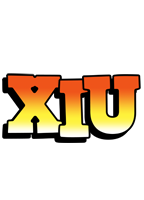 Xiu sunset logo