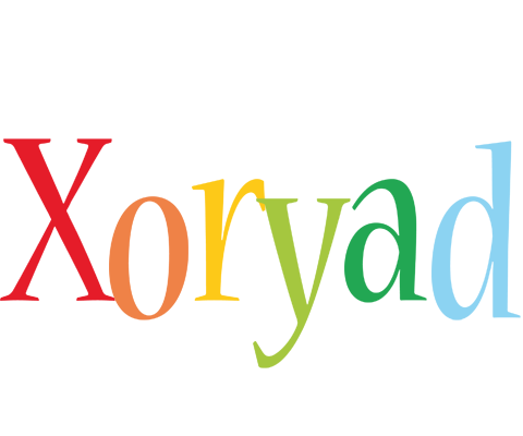 Xoryad birthday logo