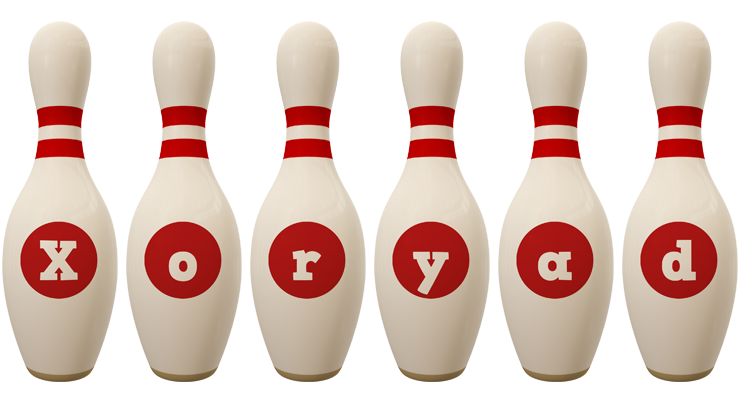Xoryad bowling-pin logo