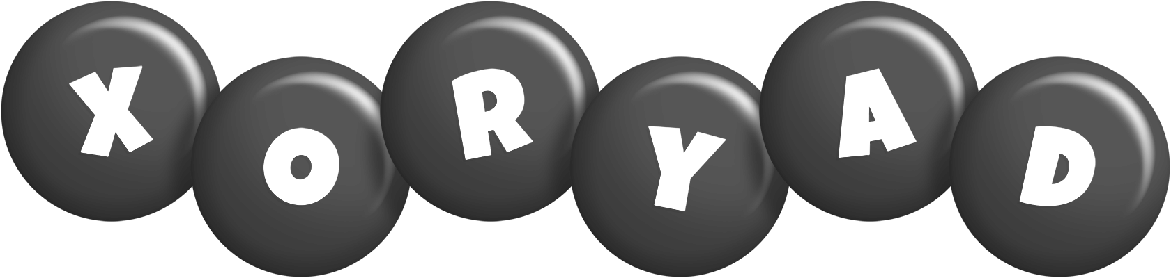 Xoryad candy-black logo
