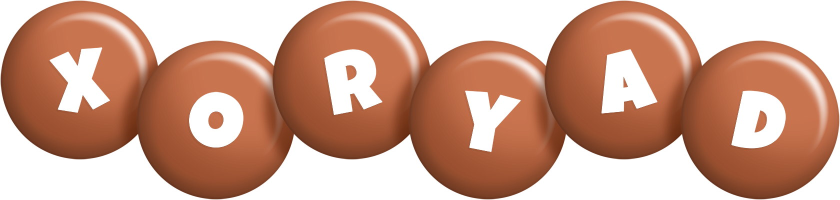 Xoryad candy-brown logo