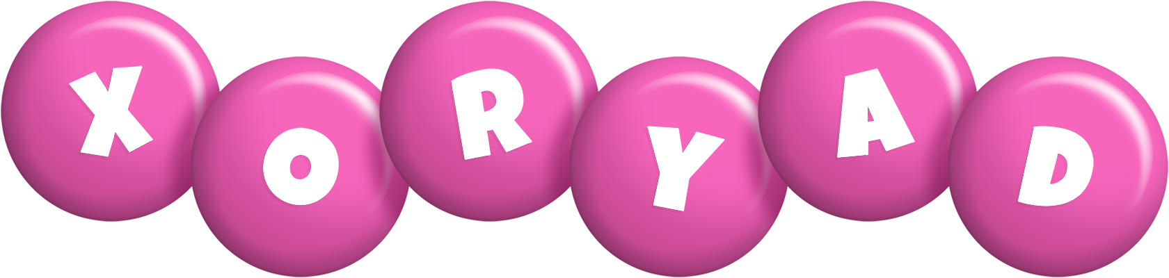 Xoryad candy-pink logo