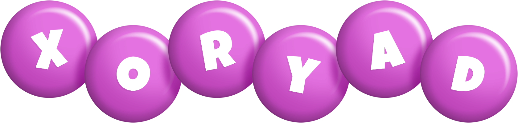 Xoryad candy-purple logo