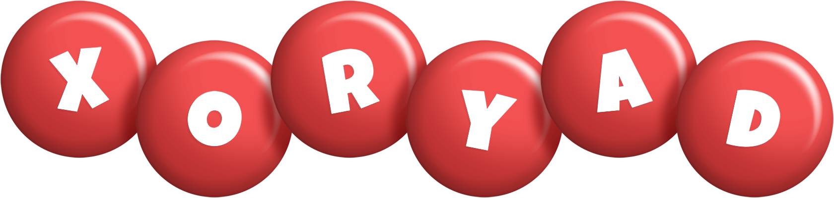 Xoryad candy-red logo